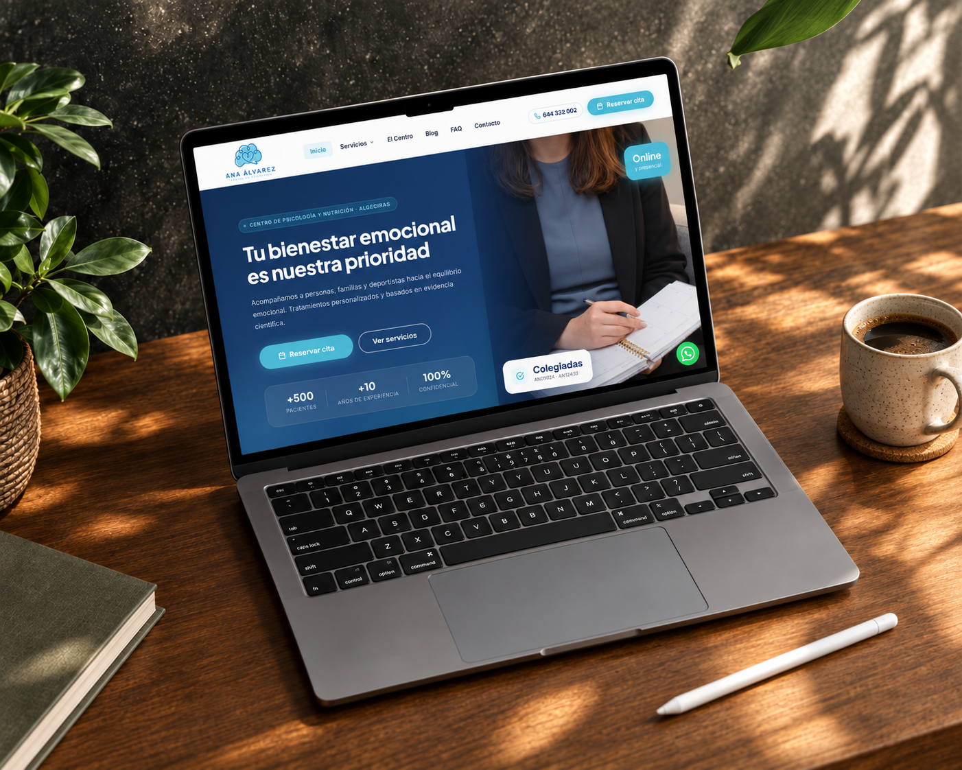 Portada del proyecto web de Álvarez Psicología